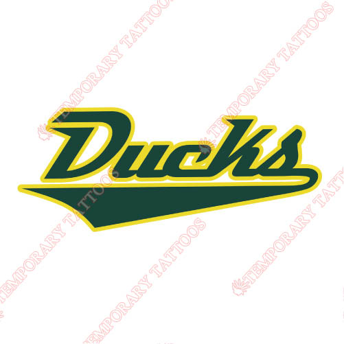 Oregon Ducks Customize Temporary Tattoos Stickers NO.5799